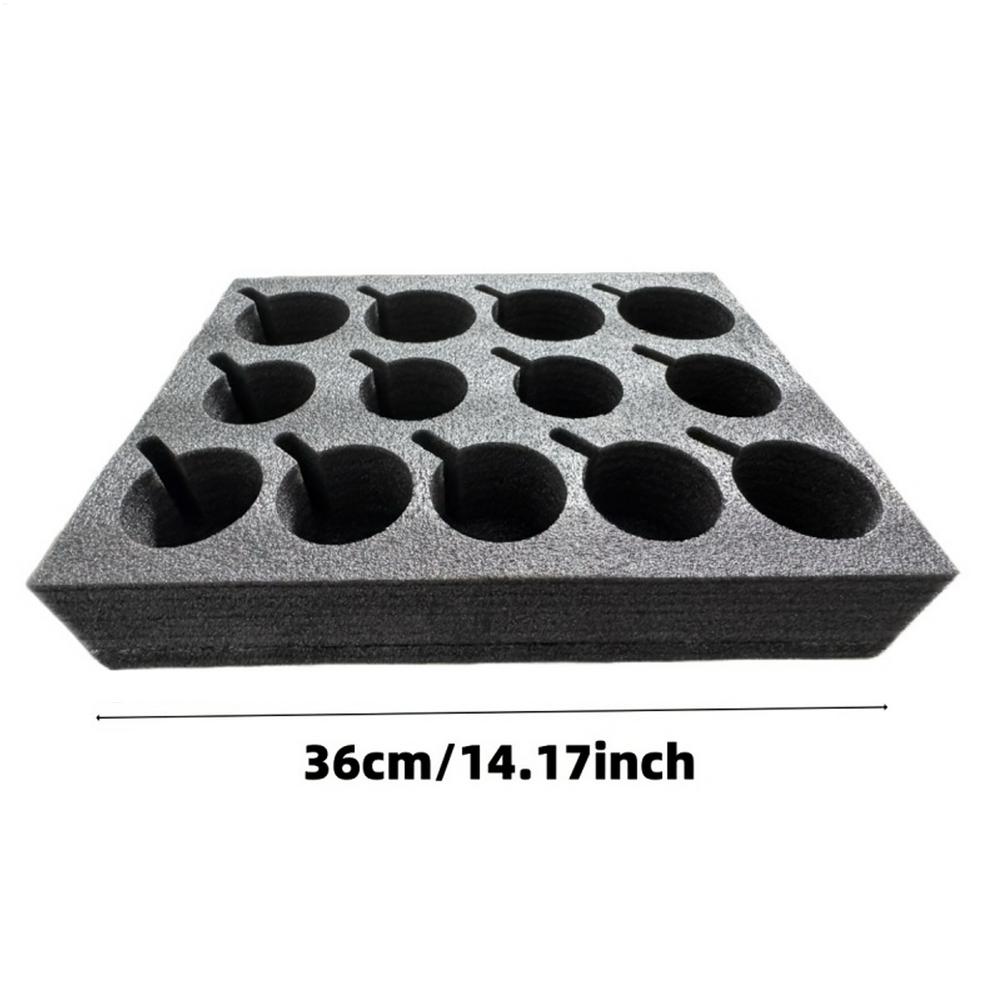 RV Cup Holder 13-Slot Foam Space Saving Rack RV Drink Cup Mug Storage Tray for Caravan Truck SUV Camper Motorhome Boat Kitchen