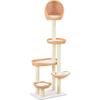 VidaXL Cat Tree with Natural Sisal Scratching Post Willow Wood