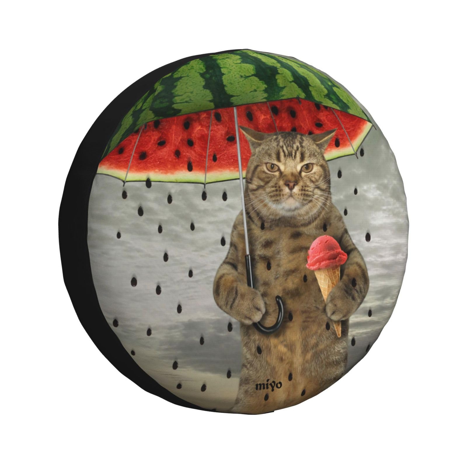 

[§miyo] Чехол для запасного колеса для автомобилей, Совместимый с 14, 15, 16, 17 дюймами, Совместимый 16 inch