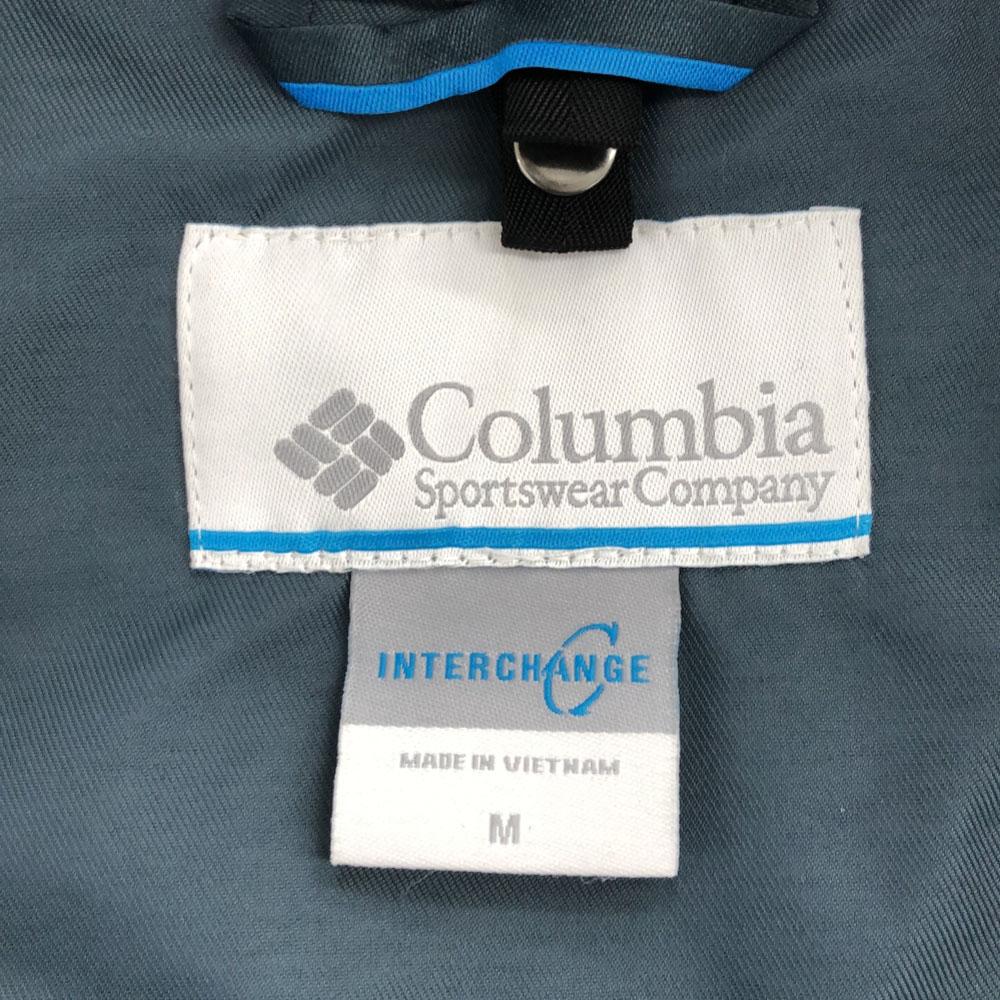 Columbia Mountain Parka M Blue Gray Outdoor Jacket Men's Used