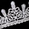 Elegant Bridal Tiara with Rhinestones Adjustable Crown for Wedding and Pageants Elegant Hairpiece Hair Accessories