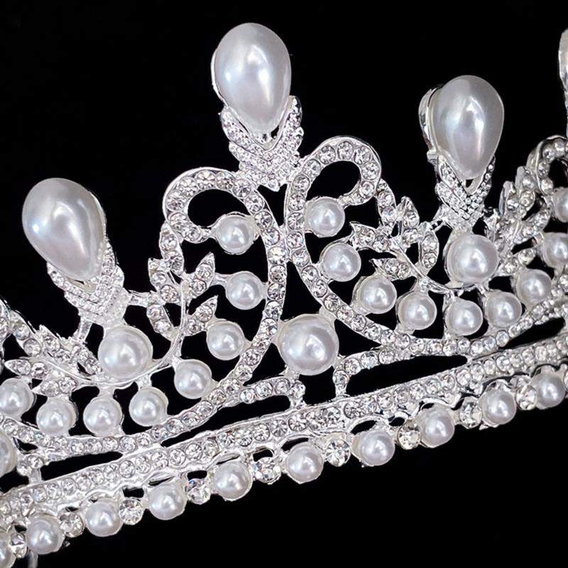 Elegant Bridal Tiara with Rhinestones Adjustable Crown for Wedding and Pageants Elegant Hairpiece Hair Accessories