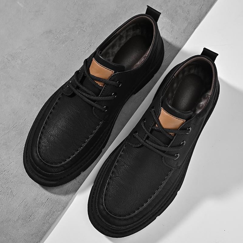 

Высококачественная повседневная кожаная обувь ручной работы. Противоскользящая и водонепроницаемая обувь. Модная и удобная мужская обувь. 42