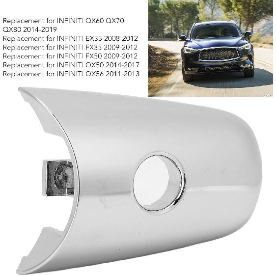 Front Left Door Handle Cover, Chrome Door Handle Escutcheon Chrome Cover 80646?1Ba0A Replacement For Qx60 Qx70 Qx80 Ex35 Fx35 Fx50 Qx50 Qx56