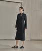 Kkeulle Collar Cutout Dress_Black