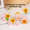 Car Decor Resin Car Accessory With Cute Pig Design For Office And Car Gift Ideas