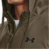 Under Armour Solid Color Logo Sports Casual Hooded Jacket Men Jacket Green 1370499-361