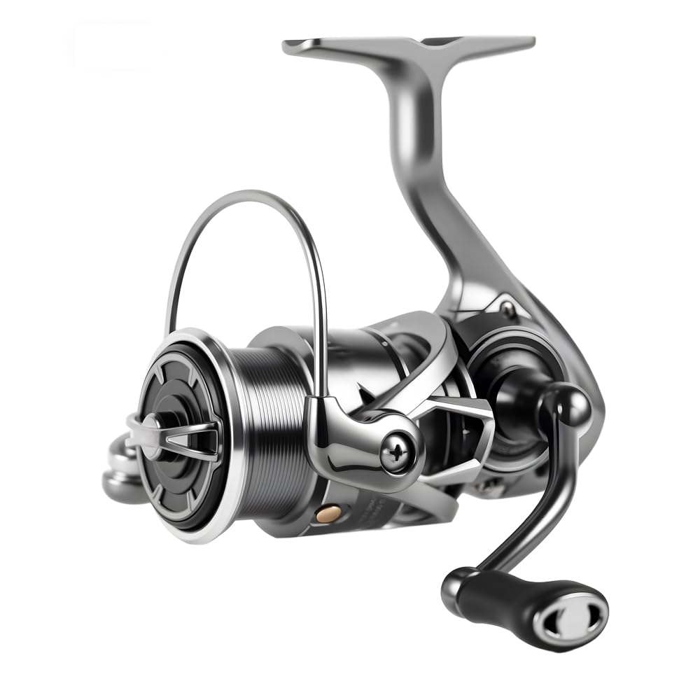 

MAVLLOS Spinning Reel Gear 15kg Max Drag Stainless Steel Drag Large Game Fishing Reel for Saltwater and Freshwater Use (FC4000), 6.31 High-Speed