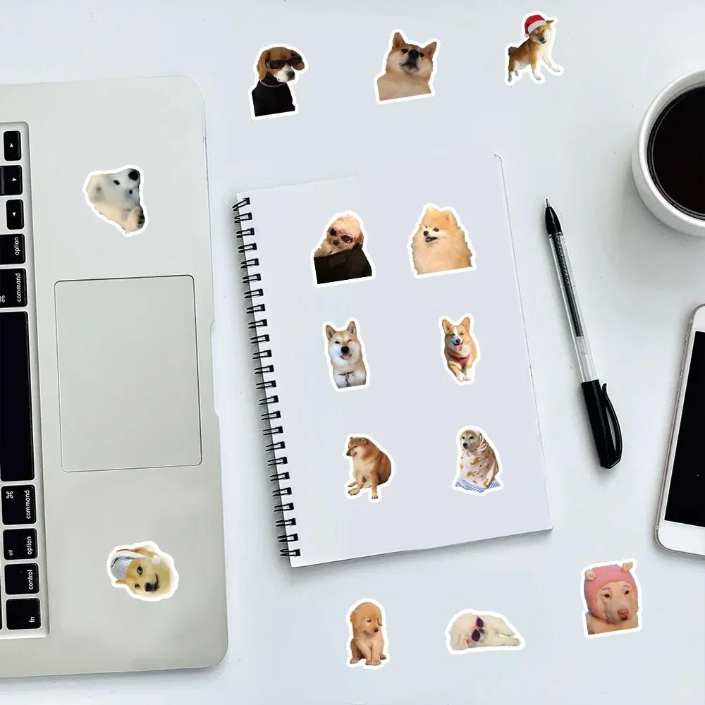 100pcs Funny Dog Stickers Cartoon Cute Decals Toy Stationery Guitar Phone Bicycle Laptop Luggage Car Graffiti Kids Sticker