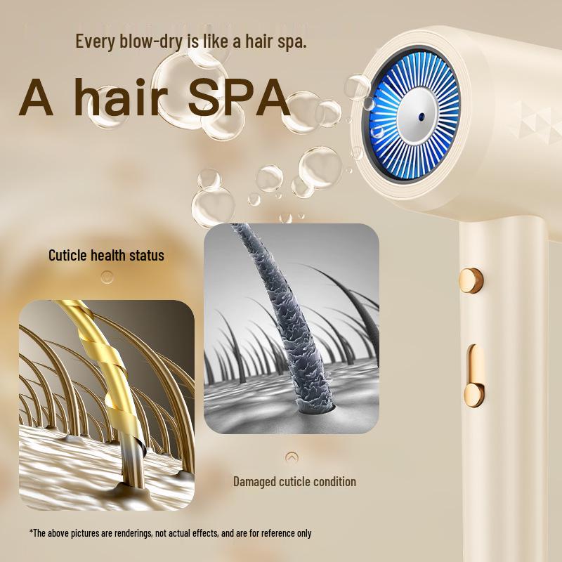 High-Speed Hair Dryer with Constant Temperature - Powerful Cold & Hot Air for Dorm & Home Use