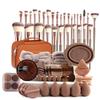 67pcs Coffee Makeup Sponge Brushes Set Foundation Blending Powder Puff Cosmetic Tools