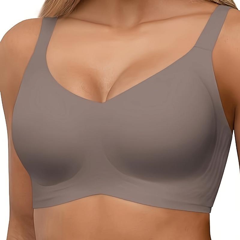 Seamless Naked Feeling, Comfortable Fixed Cup Underwear for Women Anti-sagging Breast-retracting No-wire Bra