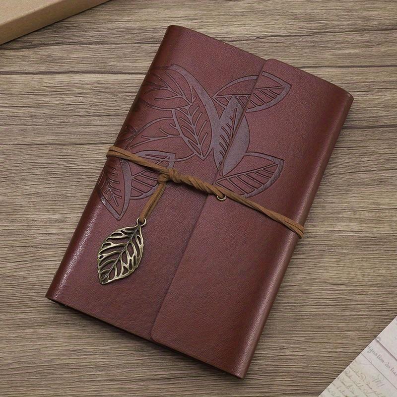 

А6 Винтажный блокнот-планер для путешественников, пустой крафтовый дневник, блокнот на разъемных кольцах из искусственной кожи, журнал, скетчбук, офисные принадлежности