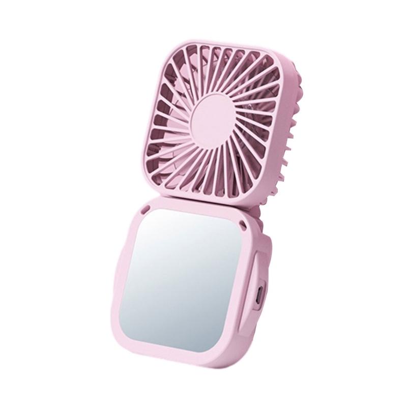 Small Handhelds Fan Necks Fan Electric Fan Summer Cooling Fan Lightweight Desk Fan Neck Straps Fan Plastic Material