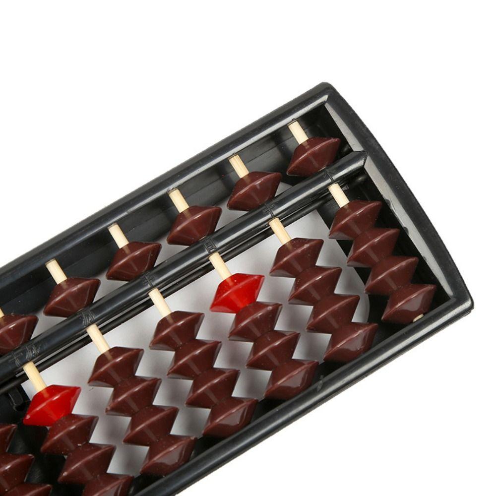 Plastic Plastic Abacus Multicolor Calculation Rack Durable Calculation Bead  Preschool