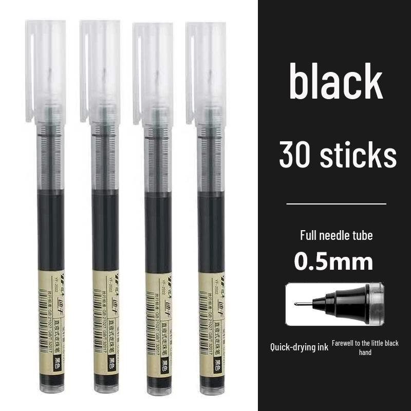 Black 0.5mm Bullet Tip Pen for Students and Office Use