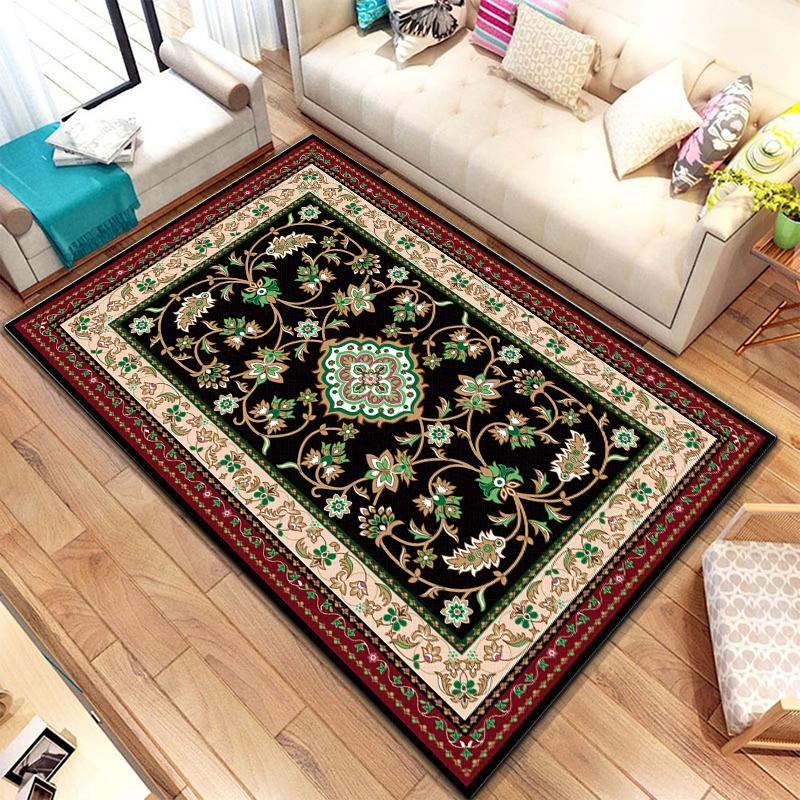 European Style Printed Pattern Non-slip Rug Baby Play Crawl Floor Yoga Mat Living Room Carpet Decoration Tapestry alfombrilla