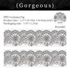 55mm*2m Black White Lace PET Tapes DIY Scrapbooking Junk Journal Aesthetics Decor Diary Collage Masking Tape Stationery Supplies