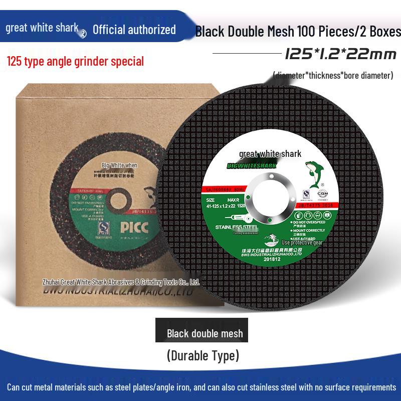 Big White Shark 10-Angle Grinder Disc for Polishing and Metal Grinding