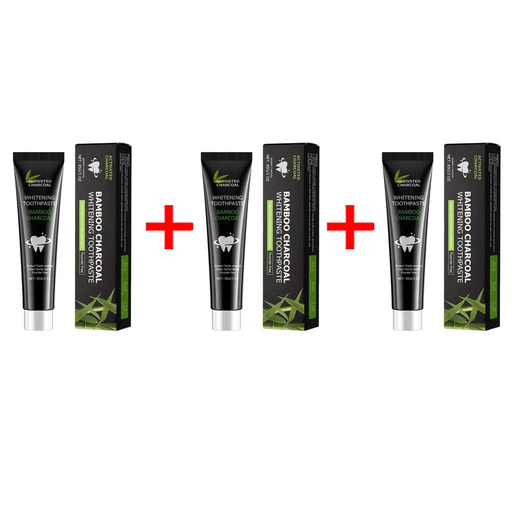 Dentifrice Blanchissant Adsorbe la Mauvaise Haleine Élimine les Dents Jaunes Nettoyage Profond Fort Tache Dentaire Soin Buccal Dentifrice Charbon de Bambou