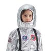 Halloween Enfants Adulte Costume d'Astronaute Combinaison Spatiale Pilote Spatial Errant sur Terre Costume d'Astronaute