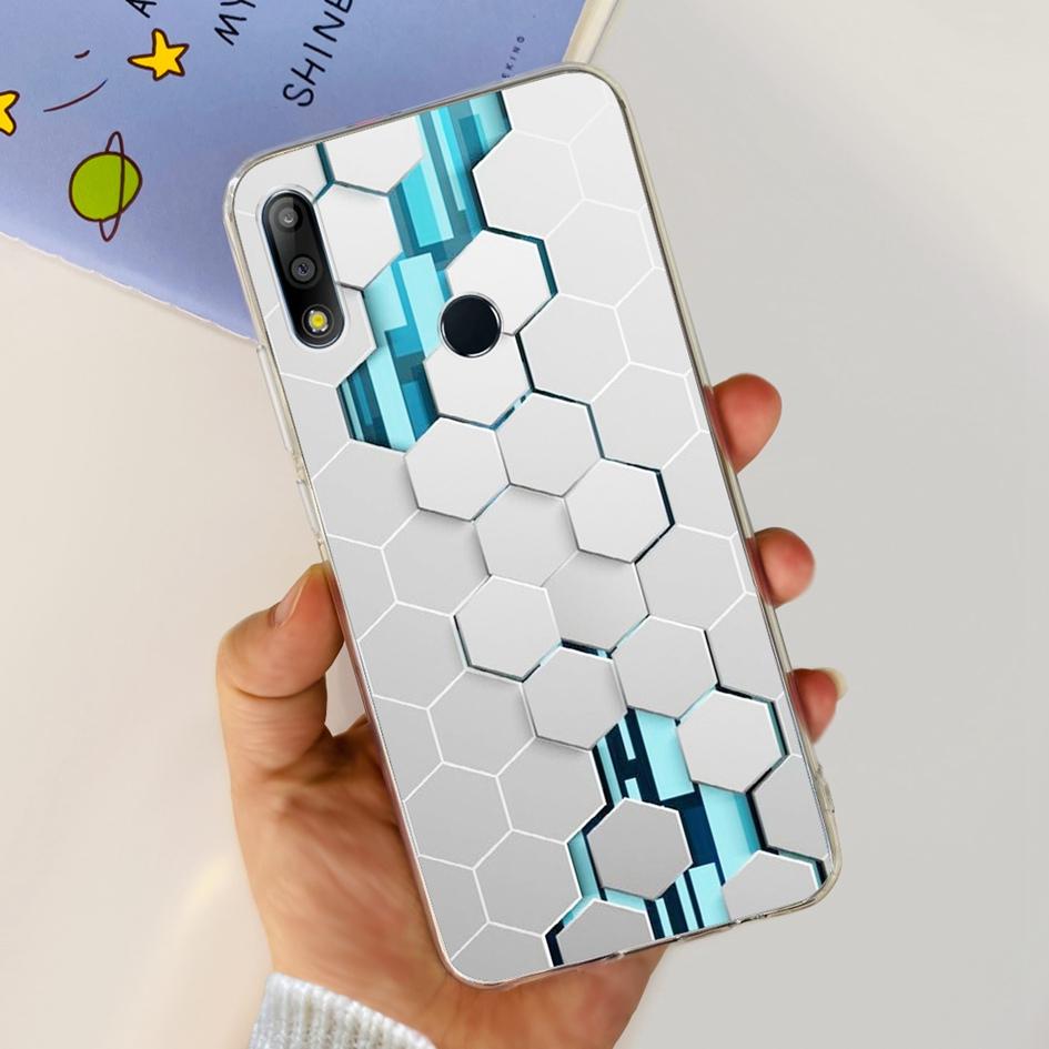 Pouzdro na telefon pro Asus Zenfone Max Pro M2 ZB631KL ZB633KL ZB630KL Pouzdra Silikonové Měkké Průhledné Kryt pro Asus X01BDA X01AD X01BD Funda