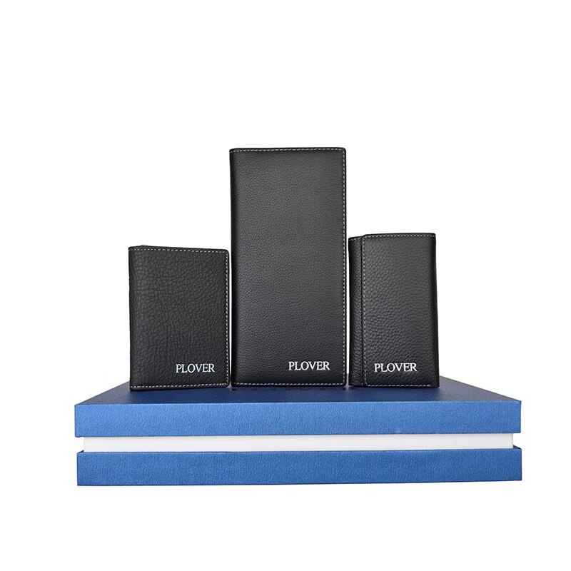 

Plover Leather Long Wallet, Key Case & Card Holder 3-Piece Set