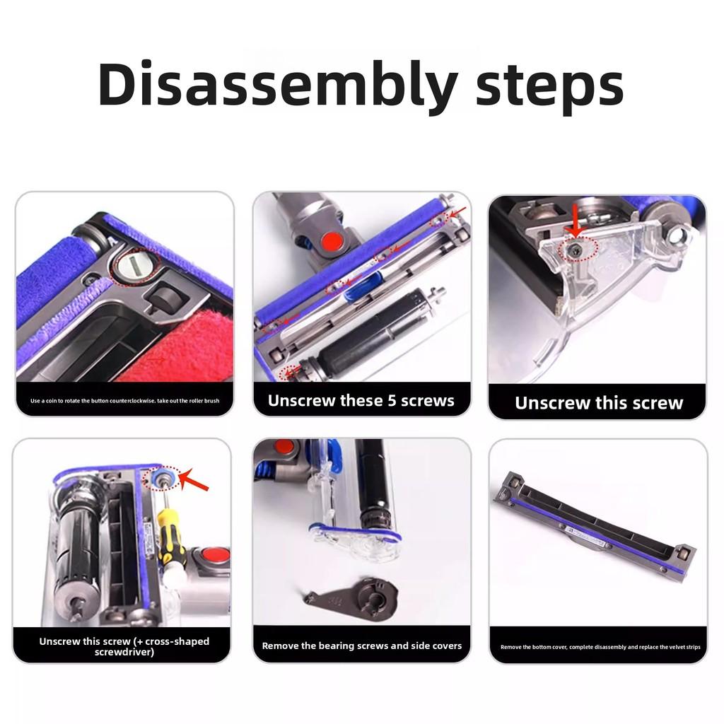 For Dyson Vacuum Cleaner V6 V7 V8 V10 V11 V12 V15 Soft Plush Tool Pack Compatible With Home Cleaning Tasks