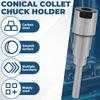 Spannzangenfutterhalter Kohlenstoffstahl Konisches Futter 1/4 bis 1/2 Schaft Spannzangenfutterhalter CNC-Fräsen Verlängertes Werkzeug ER Verlängerungsstange