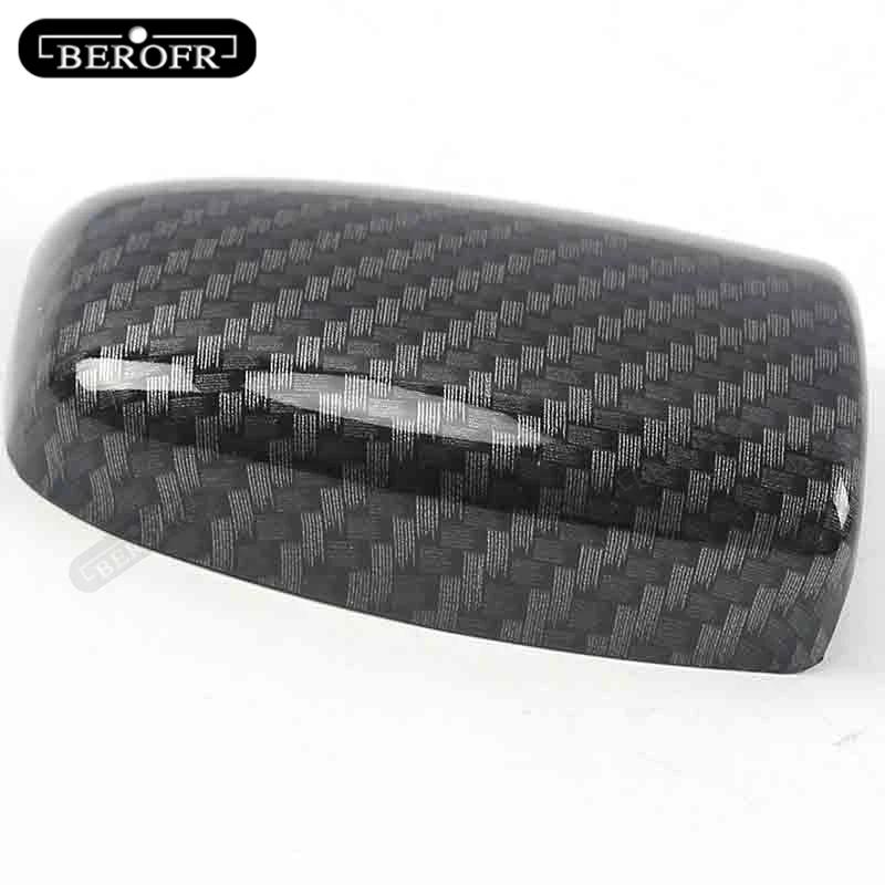 Carbon Fiber Color Gear Shift Knob Head Trim Cover For Trumpchi GS7 Car Interior Accessories Carbon fiber