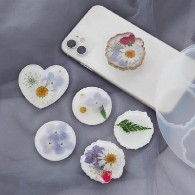 Phone Grip Resin Mold for DIY Crafts Jewelry Making Supply DIY Holder Socket Art