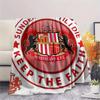 1 Stück Sunderland Association Football Club Gemustert Flanell Decke Geeignet für Alle Jahreszeiten für Heimdekoration Wärme und Komfort Geschenke Feiertagsgeschenk