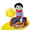 Costume Cane Cavaliere Cowboy per Animali Domestici Abbigliamento Cani Cavaliere Con Cappello, Cappello Bambola Cane Cavaliere Festa Cosplay Costume Animale Domestico