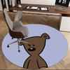 Round Carpet Chair Mat - Home Decor, Sofa Rug, Office Mat, Gift for Any Room0422b