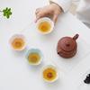 Jade White Porcelain Tea Cup with Flower Petal Design - Ceramic Tea Set for Women