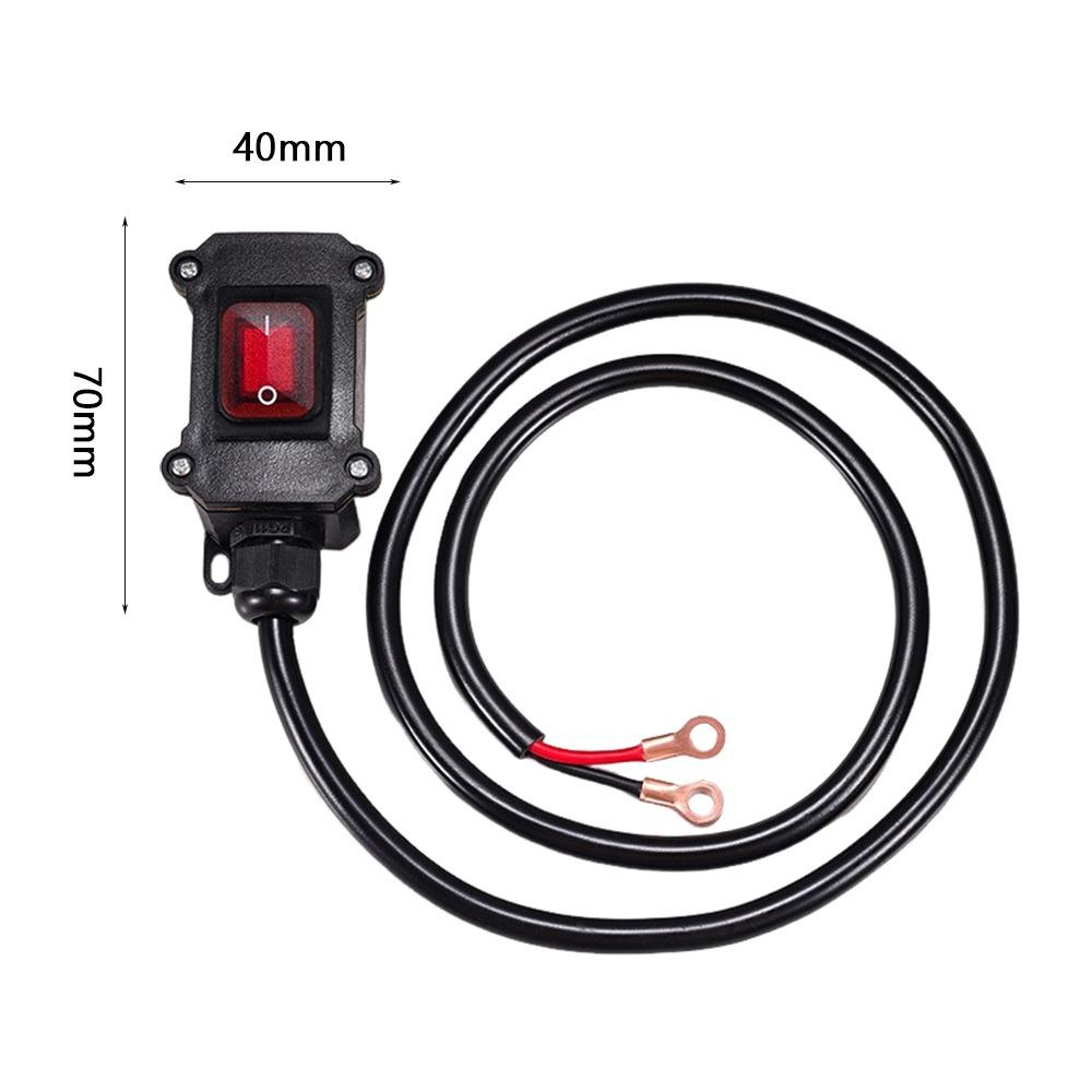 12V Power Cut Off Switch Waterproof Car Battery Switch Durable Battery Disconnect Switch Boat