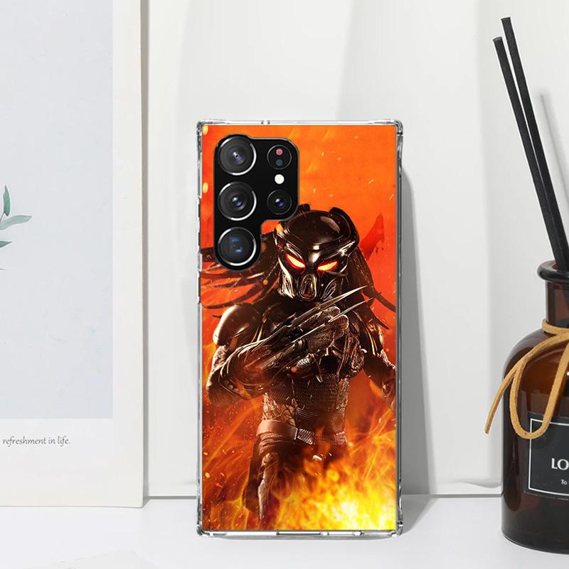 Alien Vs Predator Painted Phone Case For Samsung Galaxy S25 S24 S23 S22 Ultra S21 FE S20 Plus S10 + S10E Art Fundas Back Cover S