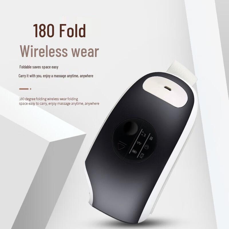 Jinda KD813B Foldable Smart Eye Massager with Heat and Bluetooth Music