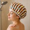 2PCS Comfortable Hair Protection Cap Reusable Bath Cap Practical Hair Caps  Shower Use