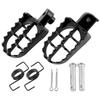 Iron Material Motorcycle Pedals Springs Bolts Dirt Bike Footrest Motorcycle Foot Pegs  Motorbike