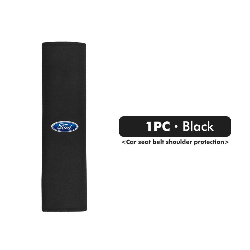 Soft Car Safety Belt Shoulder Cover Fatigue Relief Comfort Cushion For Ford Mk2 Mk3 Ranger Mondeo Mk4 S-MAX Kuga Mustang Fusion