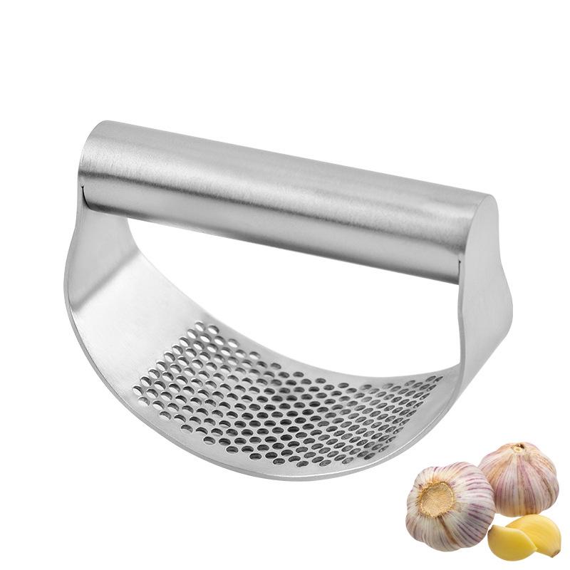 Dagu Stainless Steel Curved Garlic Press Chopper Crusher Manual Ginger Mincer Masher