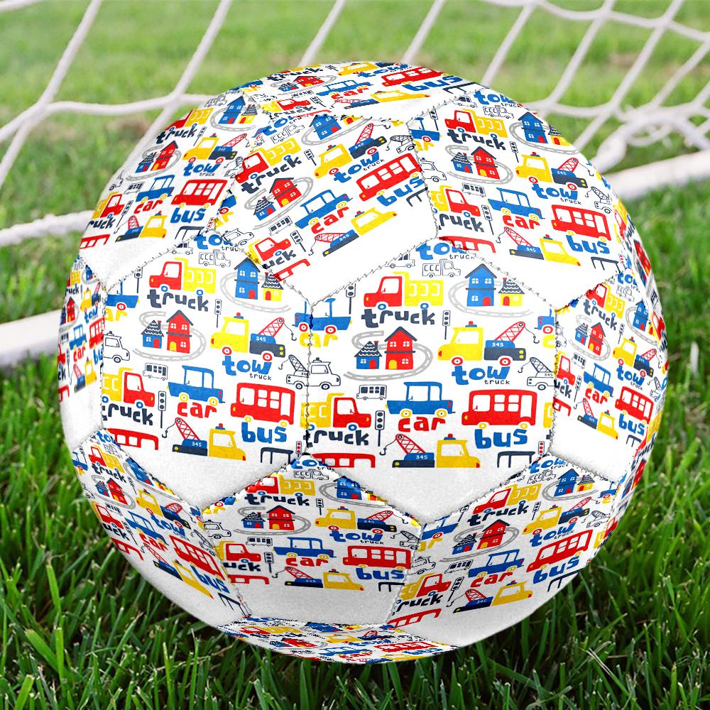Excavator Theme Size 5 Soccer Ball, Suitable for Both Indoor and Outdoor Matches, a Gift Suitable for Everyone.
