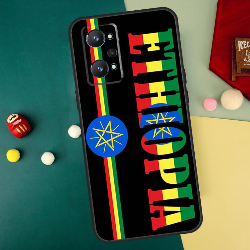Ethiopia Flag For Realme C75 C61 C67 C63 C71 C55 C51 C65 C53 GT6 GT7 15 Pro 10 11 12 13 14 Pro Plus Case