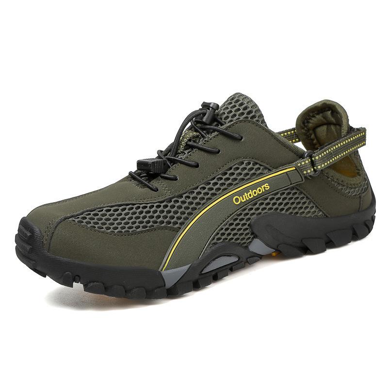 Cross-border New Breathable Mesh, Quick-drying, Outdoor Swimming, Wading Shoes, Hiking Hiking Shoes, Men's Models