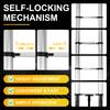 Aluminum 7.1 Meter Telescoping Extension Ladder W/2 Triangle Stabilizer Folding Telescoping Step Ladder for RV Home Outdoor Work