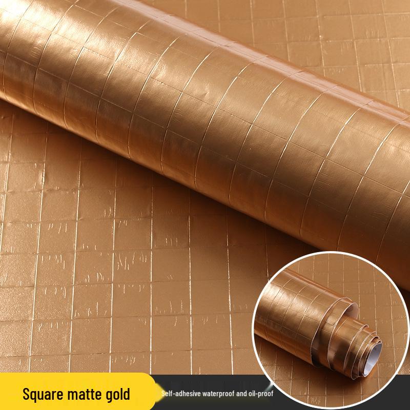 Waterproof Fireproof Oil-Proof Aluminum Tile Sticker for Kitchen Surfaces