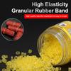 1 Set Wurmköder-Clip Angeln Handgebunden Mit Körnigen Gummibändern Pellets Köderbandagen Köder Elastische Gummiringe