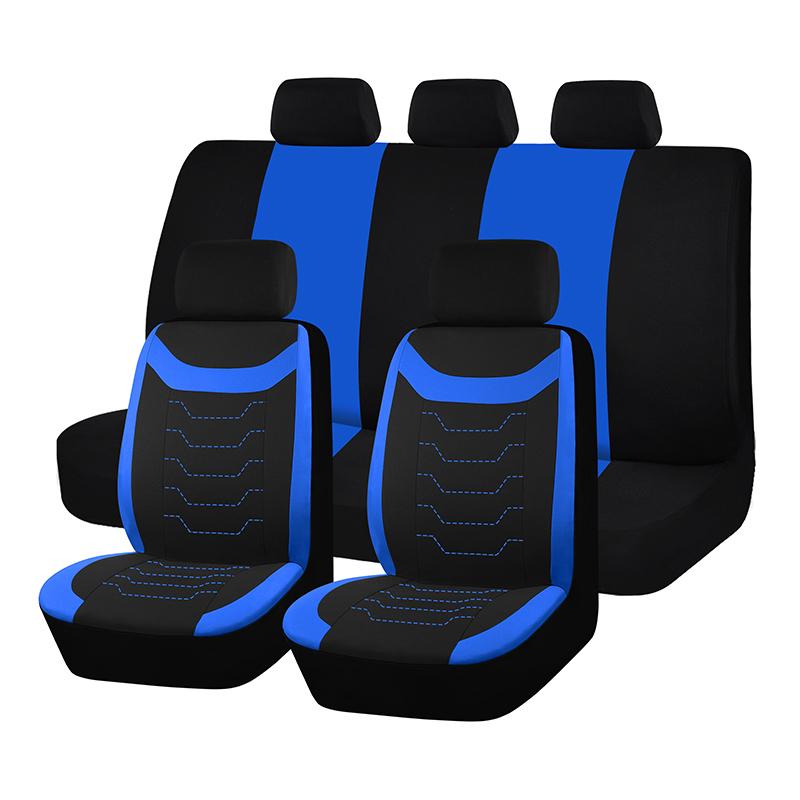 Universal Size Concave Embroidery Car Seat Covers Fit For Most Car SUV Truck Car Accessories Interior With Airbag Compatible