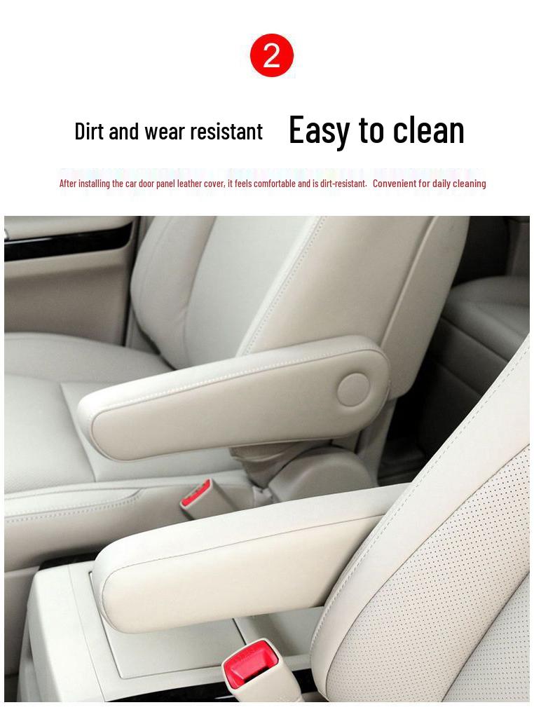 Toyota Alphard (2011-2014) Front Seat Armrest Leather Cover